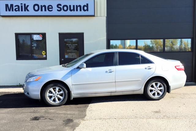 Toyota 2007 Camry with professional window tint in North Bay